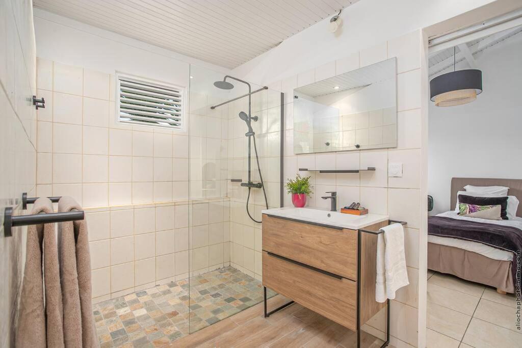 Luxueuse Villa Katleya, Vue Mer Le Vauclin Buitenkant foto