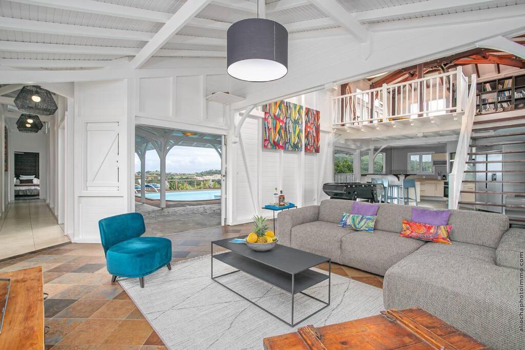 Luxueuse Villa Katleya, Vue Mer Le Vauclin Buitenkant foto