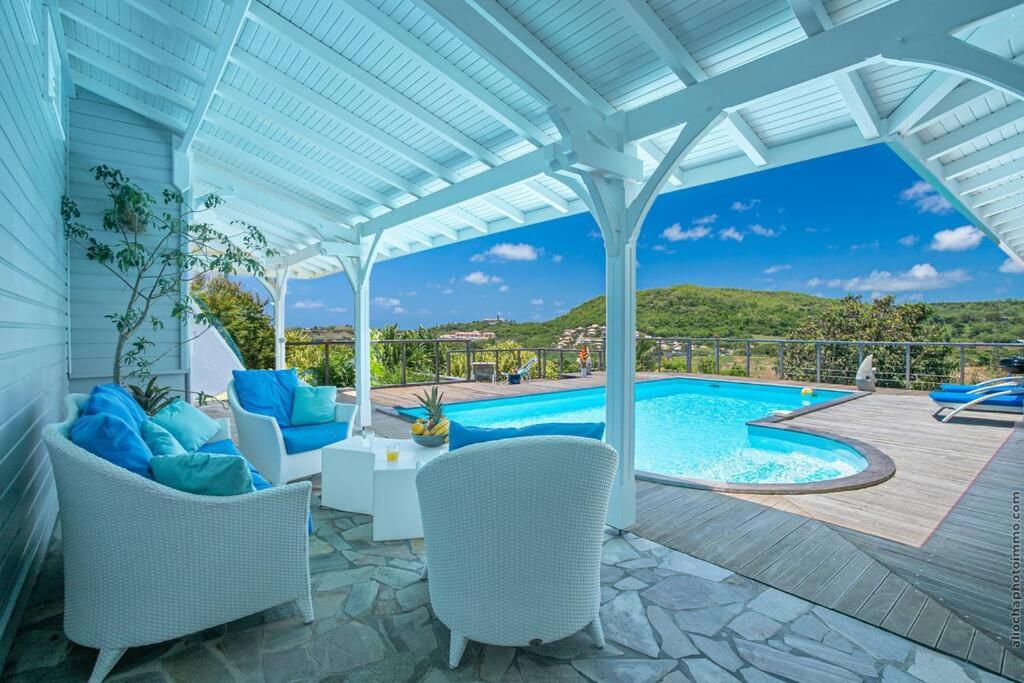 Luxueuse Villa Katleya, Vue Mer Le Vauclin Buitenkant foto