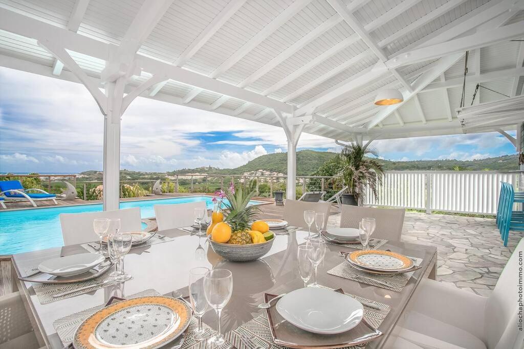 Luxueuse Villa Katleya, Vue Mer Le Vauclin Buitenkant foto